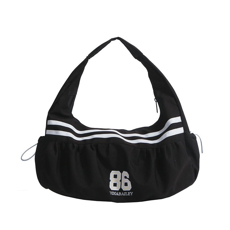 Summer new American retro casual large-capacity cloud bag, sporty single-shoulder bag, sweet and cool girl underarm bag Item Picture