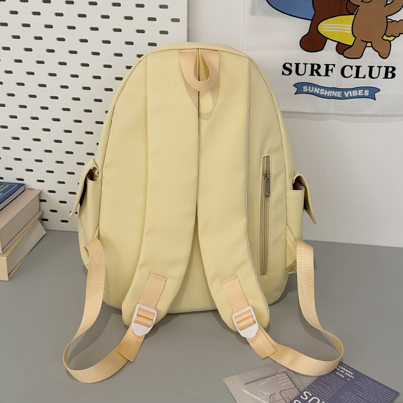 Spring new schoolbag with high appearance level, ins sweet style, mini backpack for girls to go shopping, forest-style fresh backpack Specification drawing
