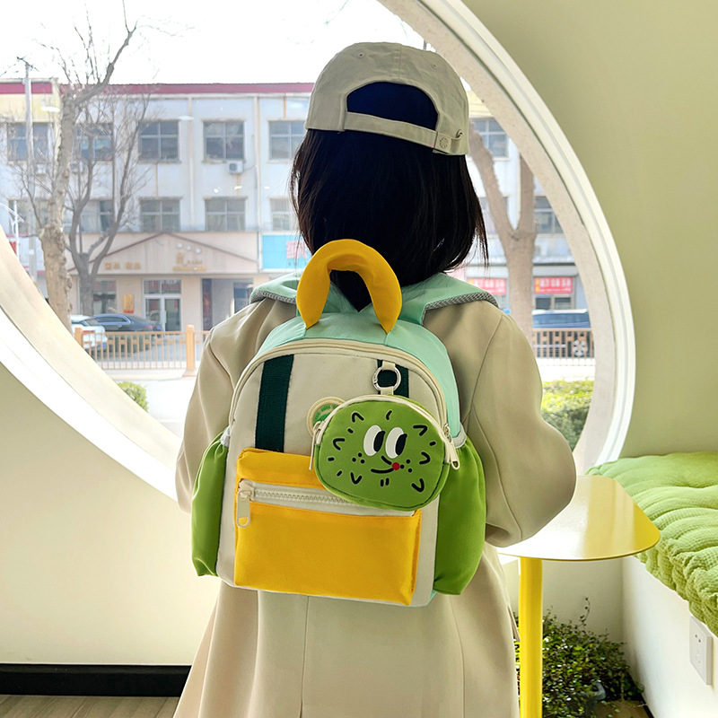 New large-capacity children's schoolbag for foreign trade, cartoon, cute, kindergarten Bao Bao, lightweight, lightweight and versatile backpack full figure
