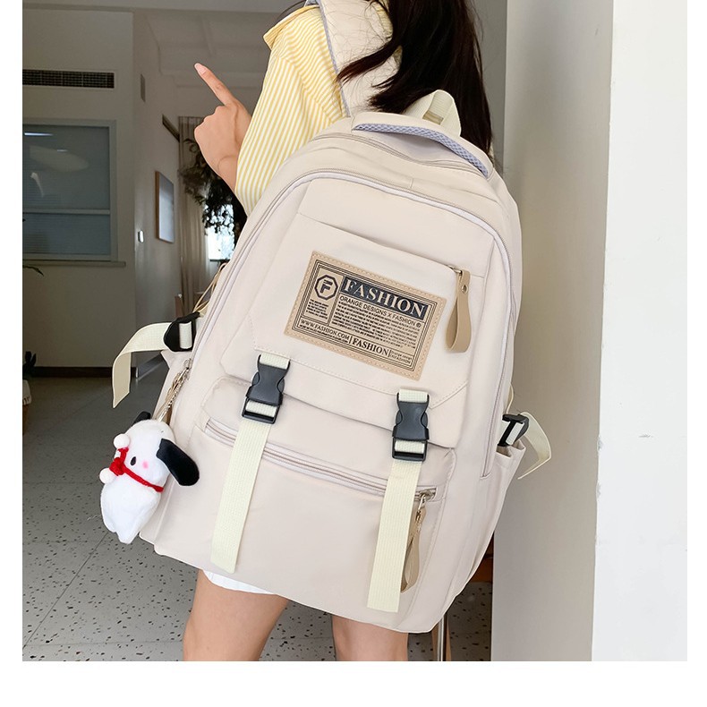 Schoolbags for girls, large capacity for boys, high school and junior high school students, middle school students, backpacks, double-shoulder bags for primary school students, grades 4 to 6 for college students full figure