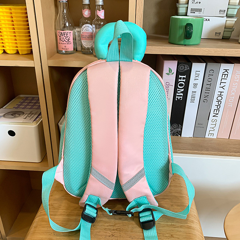 Cute children's small backpacks for going out, girls' kindergarten lightweight baby schoolbags, travel bags, girls' cartoon backpacks Specification drawing