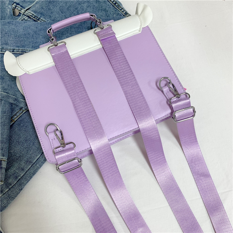 The new high-quality, fresh and cute "Baji" pain bag is a casual, simple, lightweight and versatile shoulder bag for commuting Specification drawing
