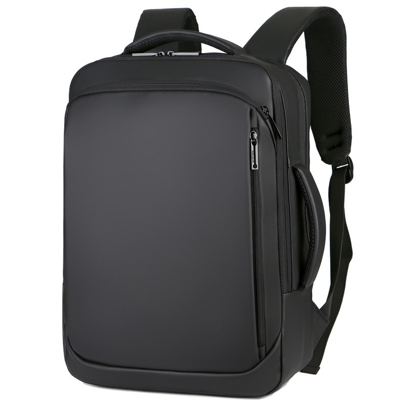 【 Customization 】 Large capacity backpack, men's multi-functional USB business backpack, 15.6-inch computer bag full figure