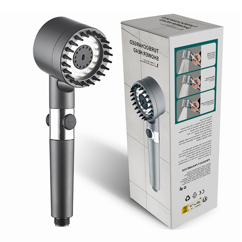 Showerhead, light luxury bathroom, powerful filtration, pressurized massage, shower, showerhead, water outlet, and spray showerhead Application Scenario