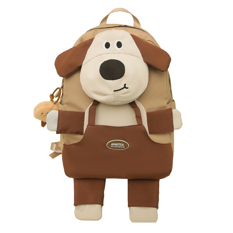 Japanese-style Instagram casual and versatile cartoon schoolbag, cute puppy backpack for college students, high school student backpack Item Picture