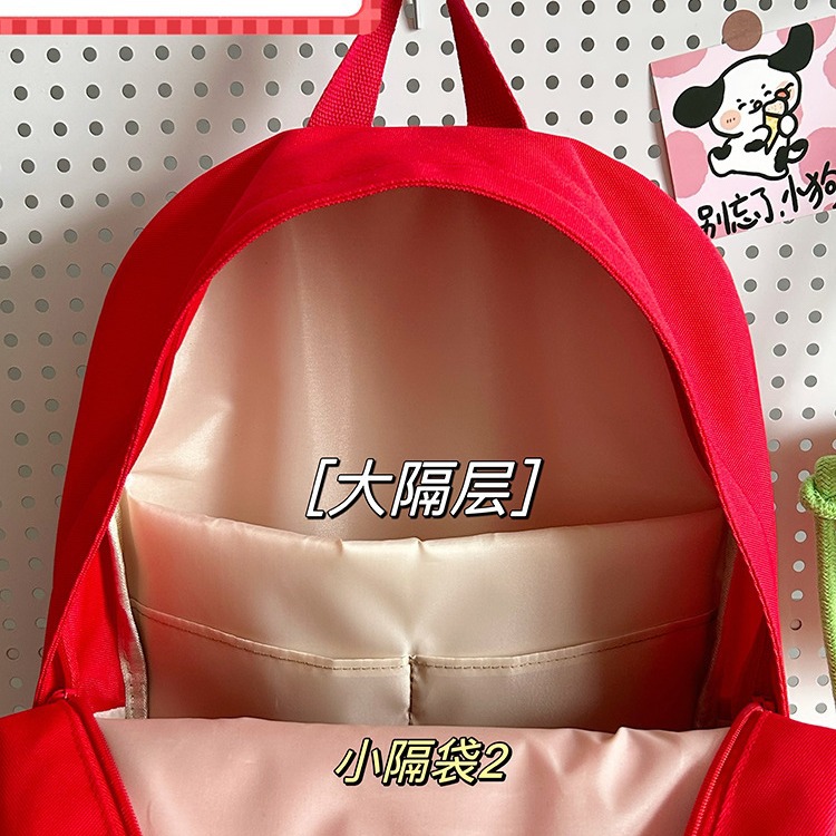 A fresh and cute mini backpack for women, a large-capacity Instagram Japanese-style cute and soft girl backpack, a versatile shopping bag Application Scenario