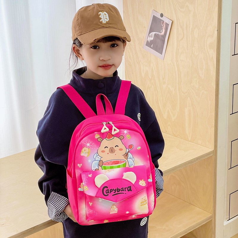 Children's schoolbag 2025 Spring New Style Kindergarten backpack, cartoon, simple and cute, high appearance level for men, girls' bag trend Application Scenario