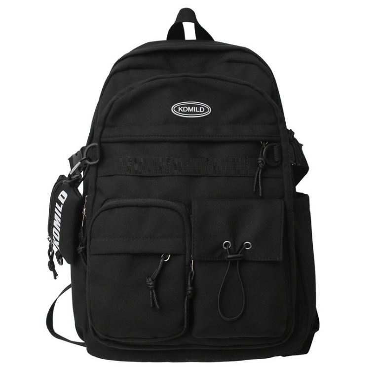 Japanese-style ins college student casual travel backpack with large capacity and Korean-style retro middle school student backpack Item Picture