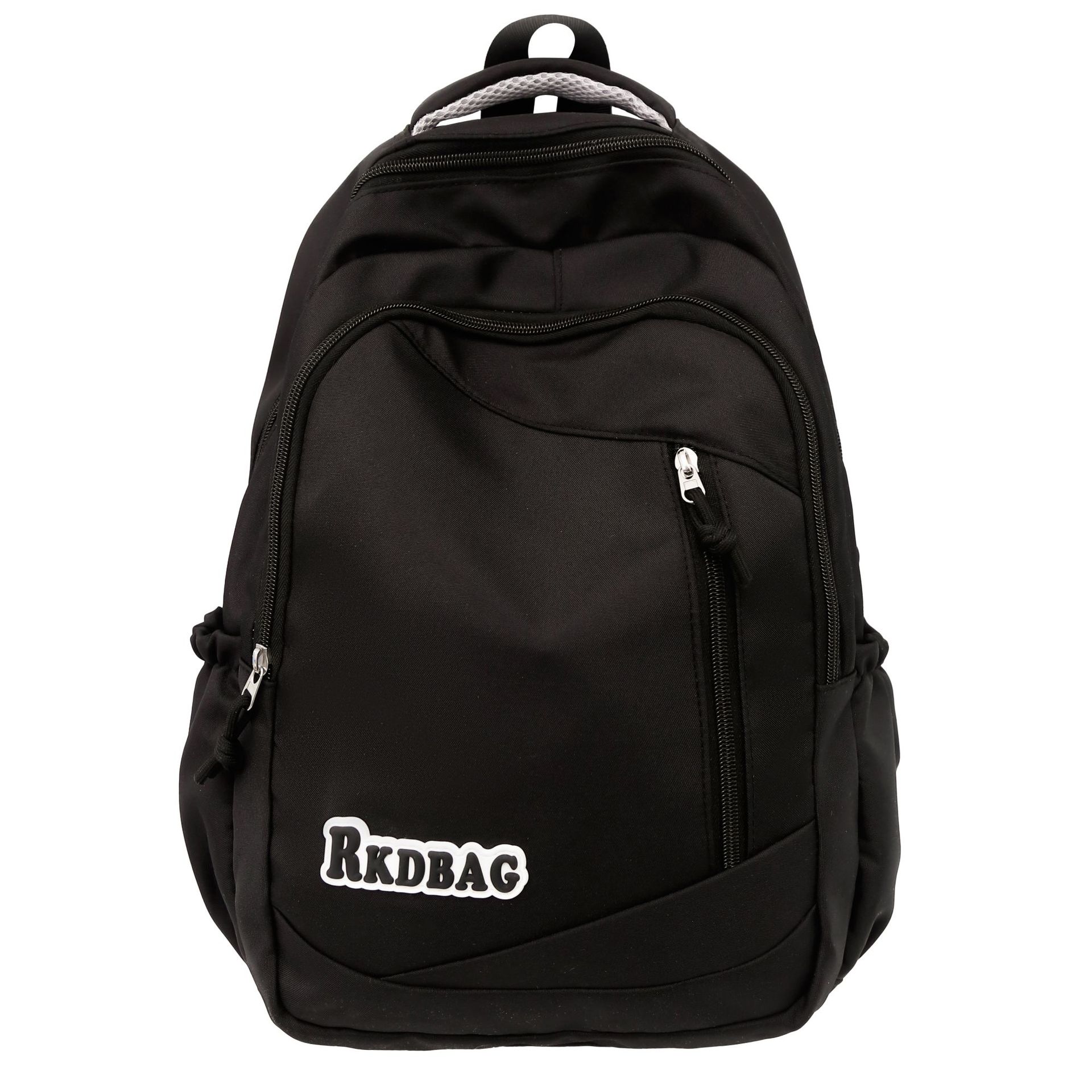 The 2024 new simple and casual middle school backpack for men is trendy, lightweight and versatile. It's a letter travel backpack for women Item Picture