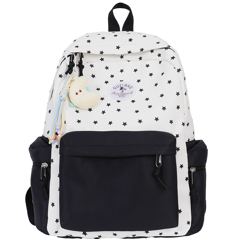 Japanese-style ins fresh and sweet girl's schoolbag, cute summer, ice cream color, middle school backpack Item Picture