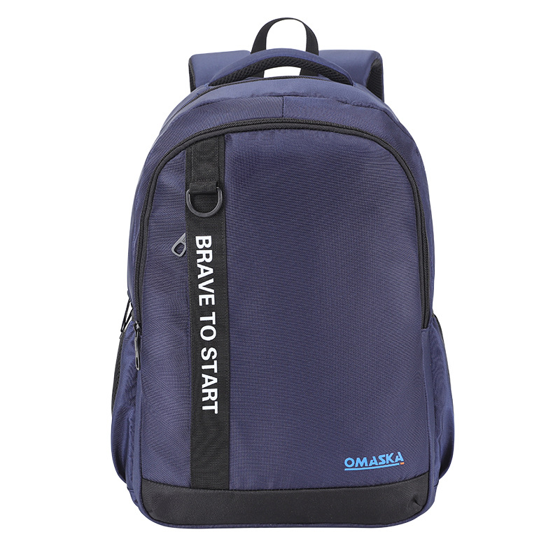 【 Customization 】Omaska Cross-border High-end Business and Leisure Backpack, large-capacity Outdoor sports and Leisure Backpack for men full figure