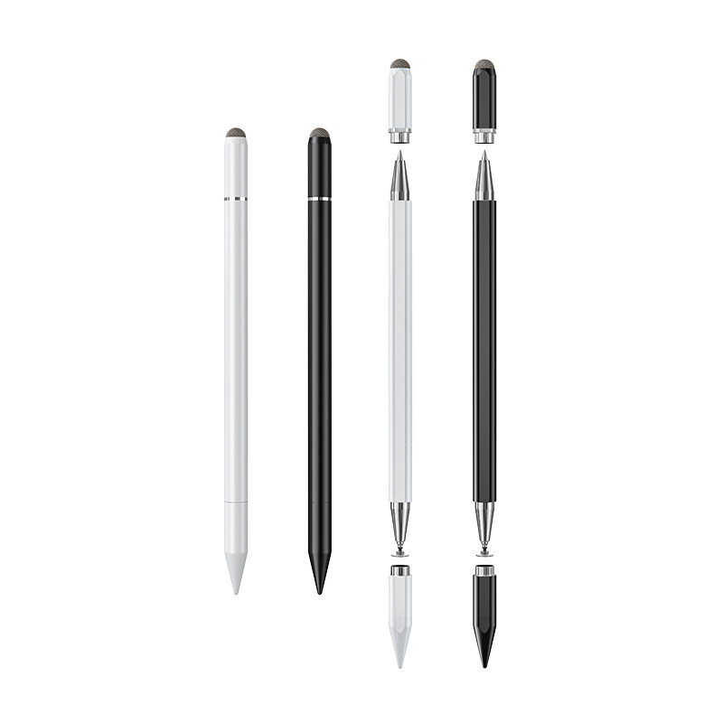 Universal three-in-one magnetic capacitive pen, Android and iOS compatible stylus, touchscreen pen, portable signature pen, stylus Item Picture