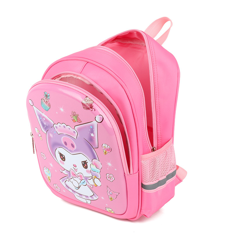 New children's schoolbag for kindergarten, lightweight Kuromi cartoon cute solid color girl Melody backpack Application Scenario