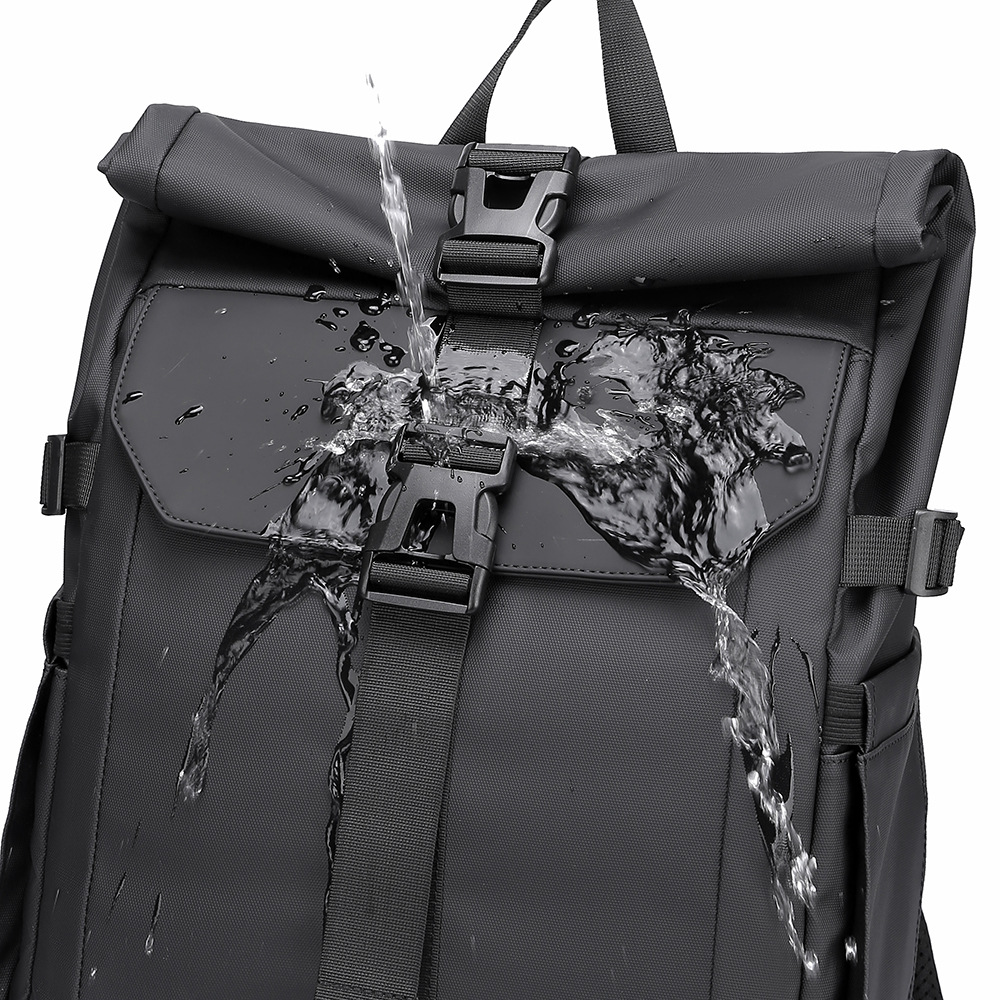 New backpack for men, large-capacity outdoor travel backpack, lightweight and casual commuting backpack for men Specification drawing