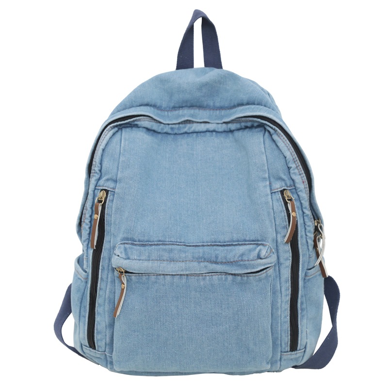 A large-capacity, simple and casual student backpack with a laid-back style, forest-themed vintage feel on Korean Instagram Item Picture