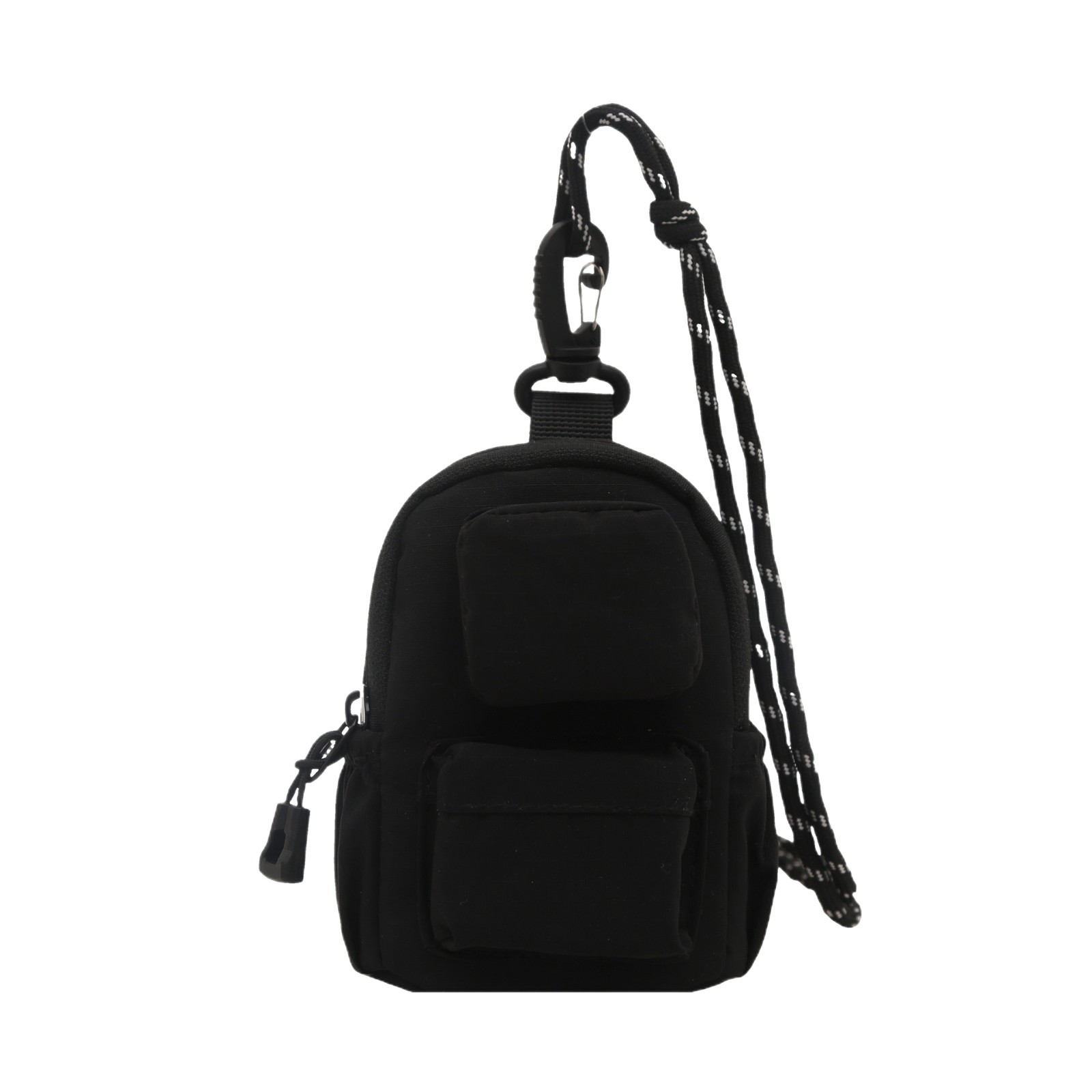 The 2025 new stylish, casual, versatile travel and sports solid color nylon hand-carry and crossbody simple phone bag will charm you Item Picture