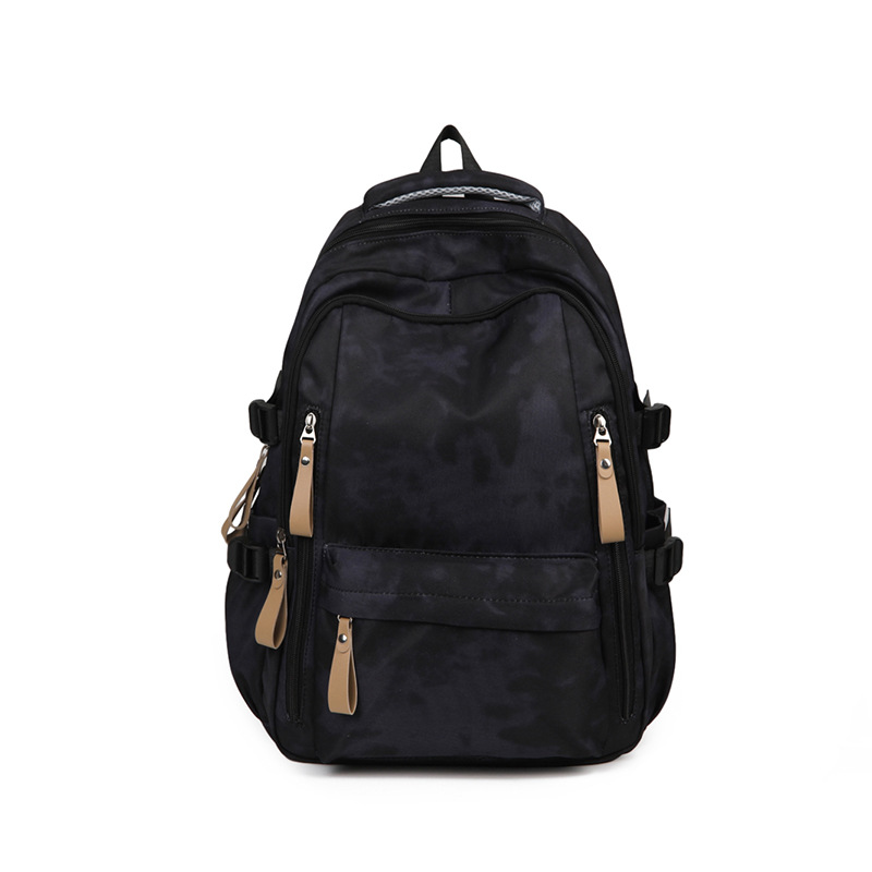 A new high-appearance-level, fresh and sweet tie-dyed backpack for junior and senior high school students, which is light, simple and has a large capacity Item Picture