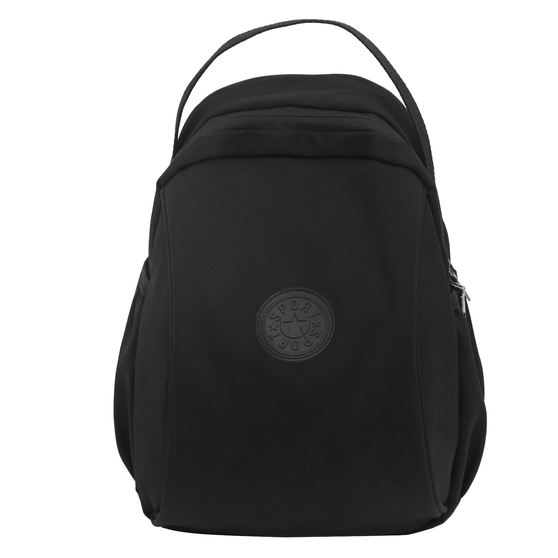 Japanese-style original solid-color letter schoolbag, simple and lightweight backpack, large-capacity schoolbag for commuting to school, casual chest bag Item Picture