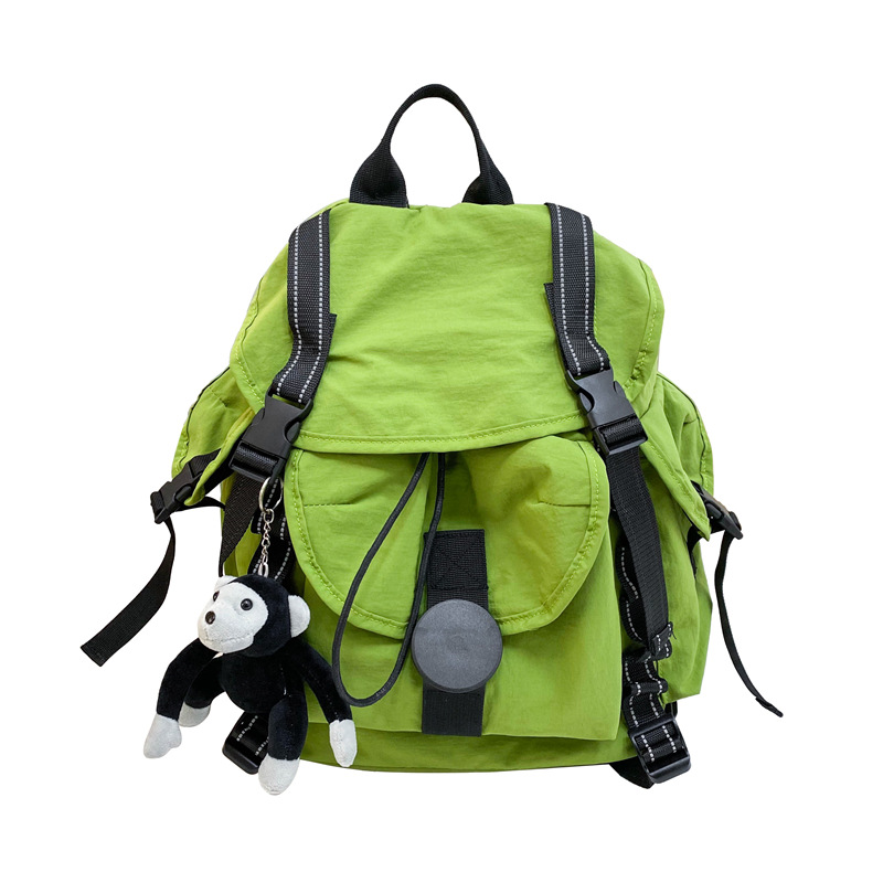 Japanese-style backpacks for male college students, fashionable travel backpacks, outdoor casual hiking bags, large-capacity lightweight schoolbags, a trend Item Picture