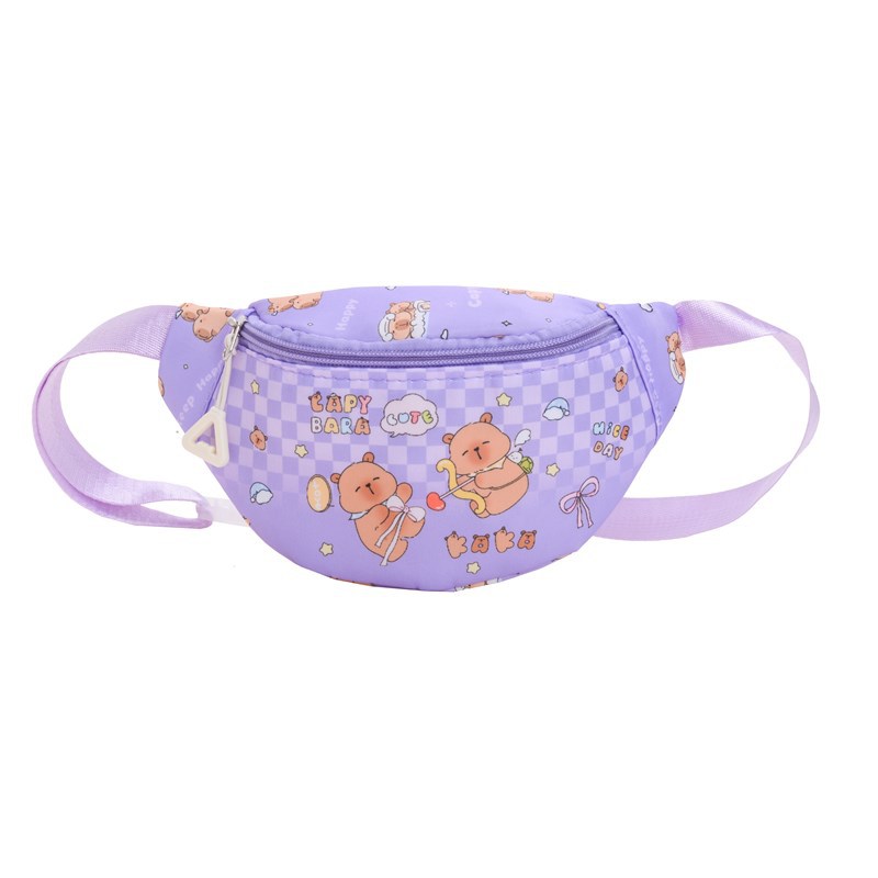 2025 Summer New cartoon cute children's bags, boys' and girls' accessories, small chest bags, casual travel princess waist bags Item Picture