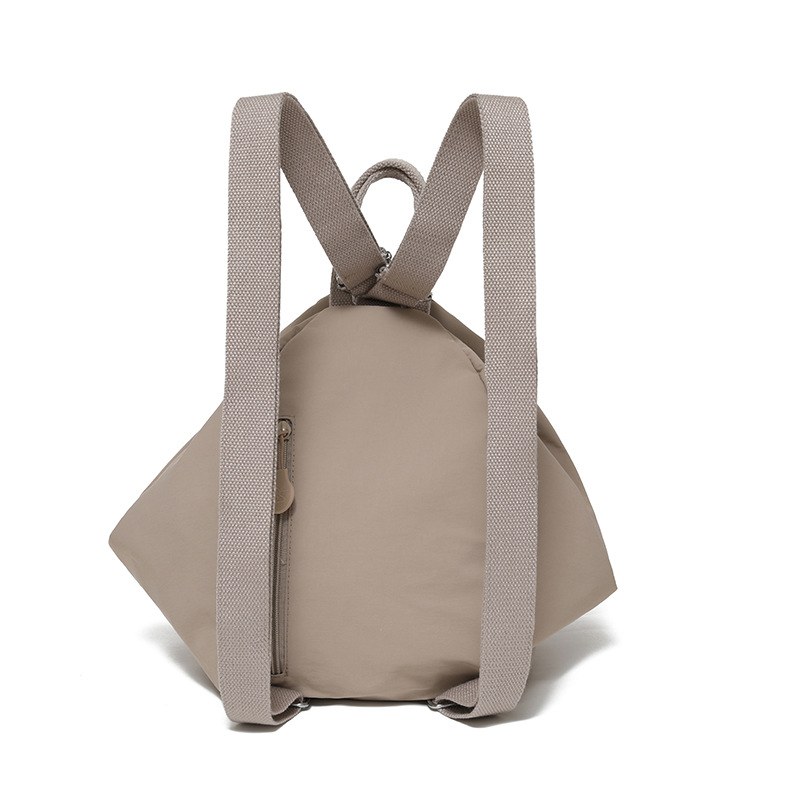 A new women's casual backpack with a forest style, ins solid color, three-in-one, simple and lightweight travel and mountaineering backpack Specification drawing