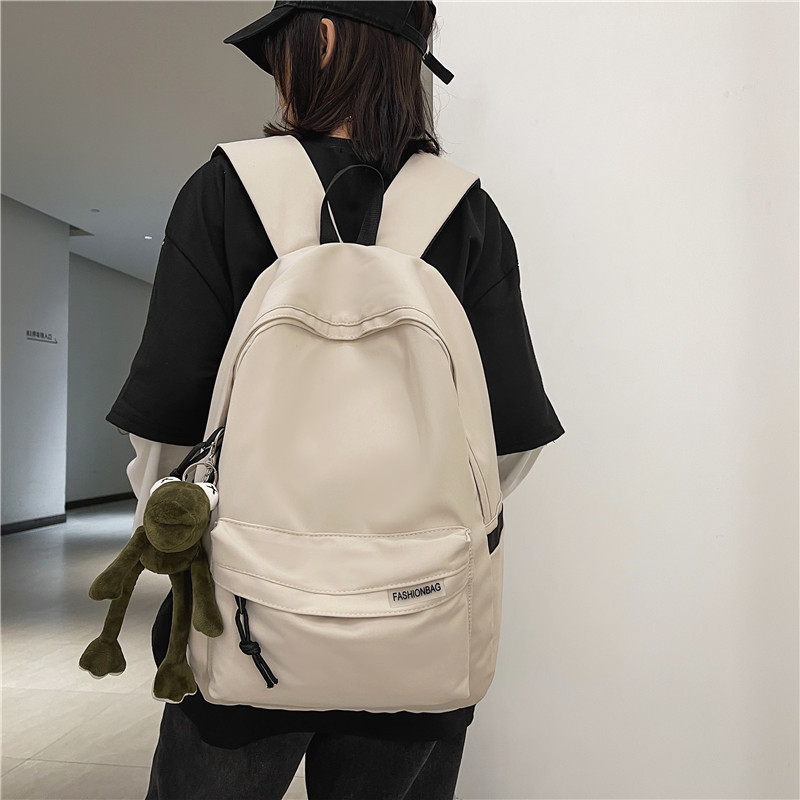 A simple and large-capacity travel backpack for men, a casual backpack for women, and a schoolbag for junior high school, high school and college students from Japan and South Korea details Picture