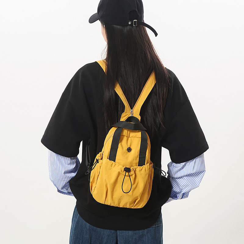 New simple and versatile large-capacity backpacks for travel and commuting, lightweight single-shoulder bags, and small sports outdoor hiking bags full figure