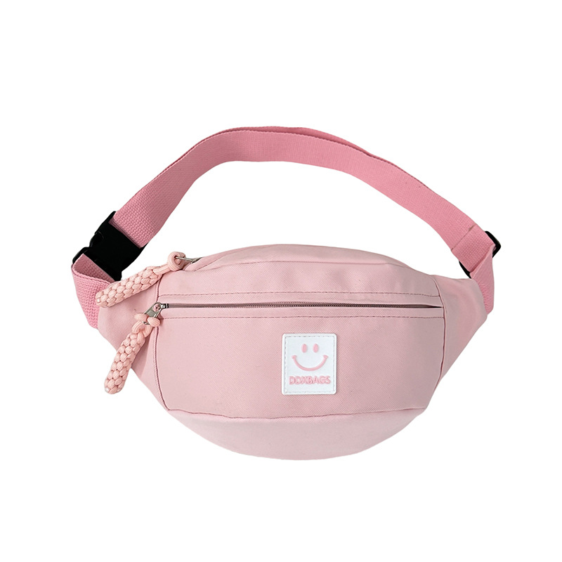 Solid-color niche crossbody waist bag, Japanese-style Instagram simple, fresh and versatile small bag for women, casual forest-style girl chest bag Item Picture