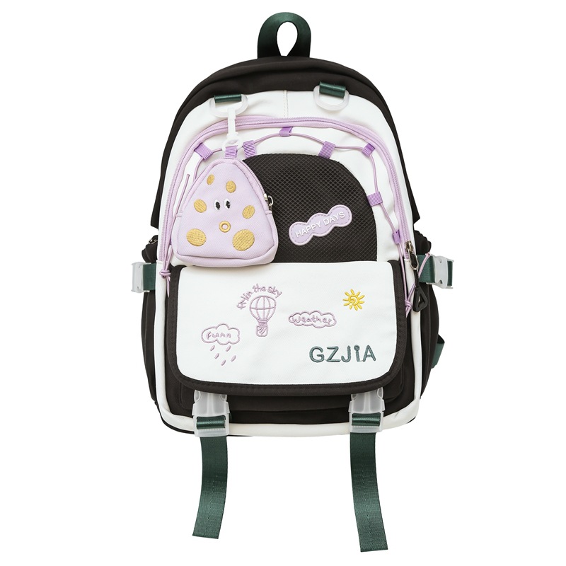 Schoolbag for primary school students, high appearance level, cute backpack for girls in grades three to six, soft and soft, mini backpack with a girlish heart Item Picture