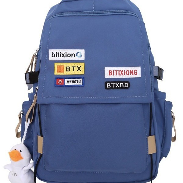 A new high-appearance-level Korean-style InS-style couple backpack, a casual, simple, lightweight and versatile commuting backpack Item Picture