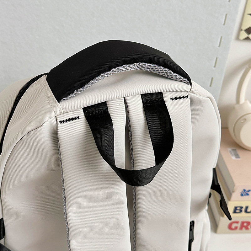 Korean-style schoolbag, large-capacity backpack for junior high school girls, high school campus backpack for couples, high appearance level, versatile backpack Specification drawing