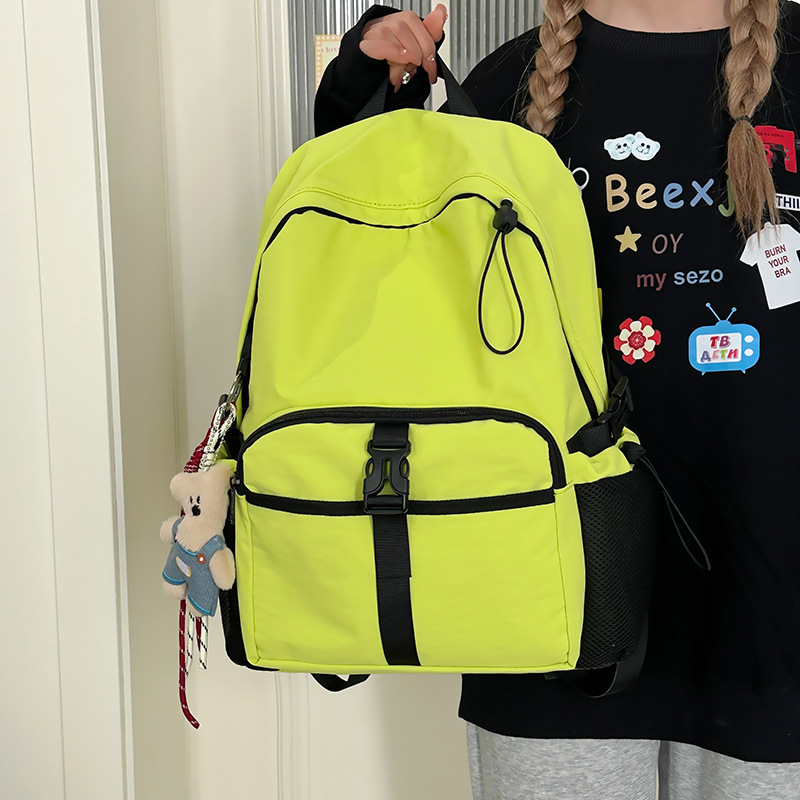A large-capacity backpack for girls, junior high school, senior high school and college students, a casual and versatile backpack for commuting, and a computer backpack for men details Picture