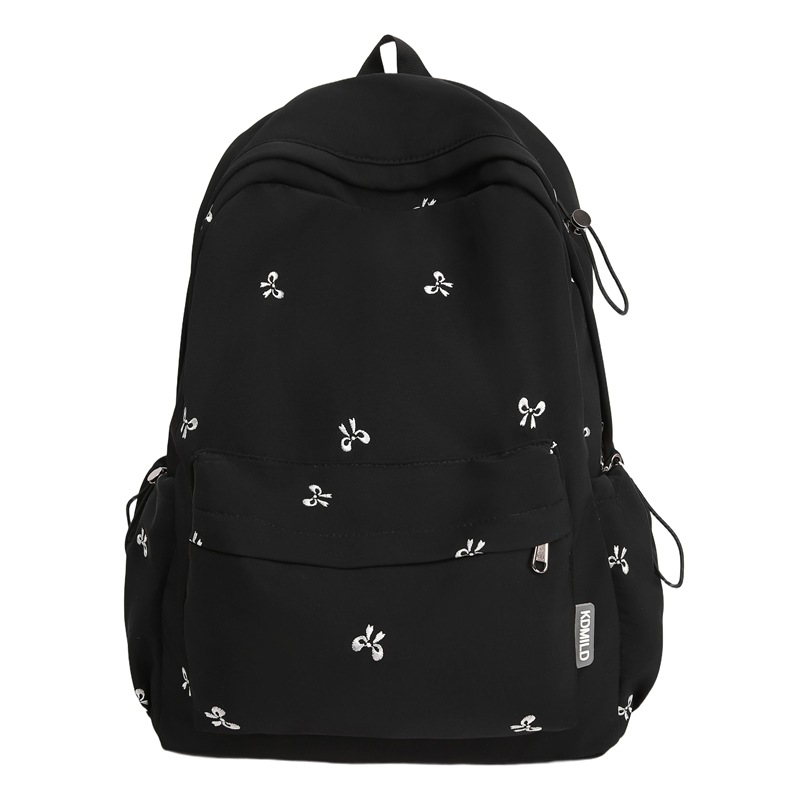 The new Japanese-style ins high-appearance-level fresh and sweet candy-colored bow backpack is a lightweight backpack for junior and senior high school students Item Picture
