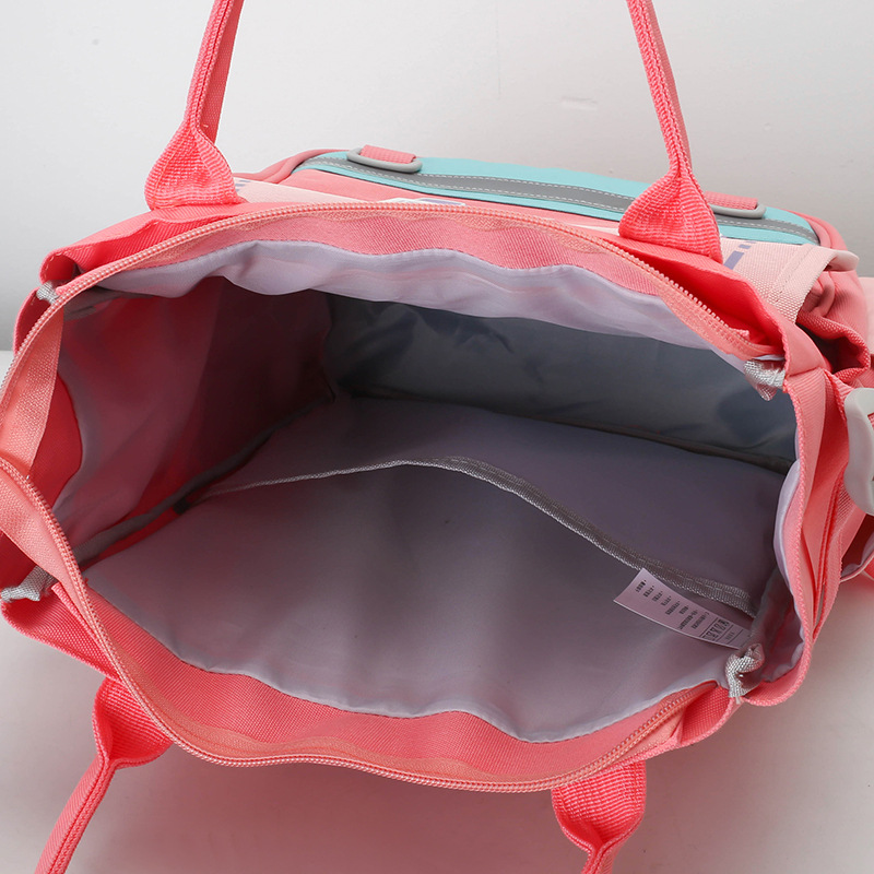 The 2025 new children's after-school handbag is versatile and has a large capacity. It is a school backpack that reduces the burden and features an art bag printed with a logo Application Scenario