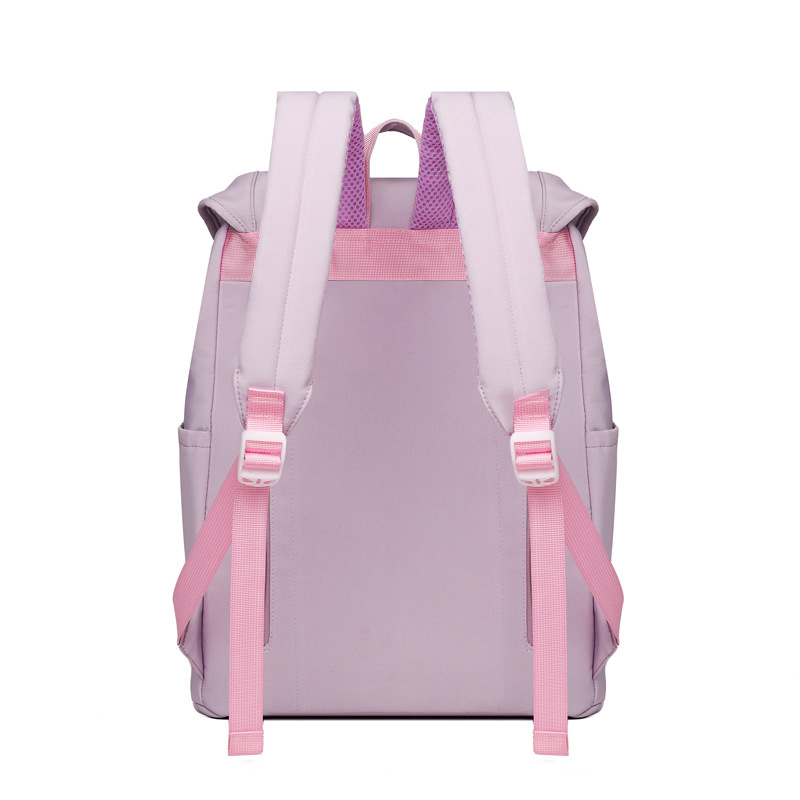 Outdoor children's backpacks for girls in contrasting colors, new large-capacity backpacks for primary school students going on trips, high appearance level schoolbags Specification drawing