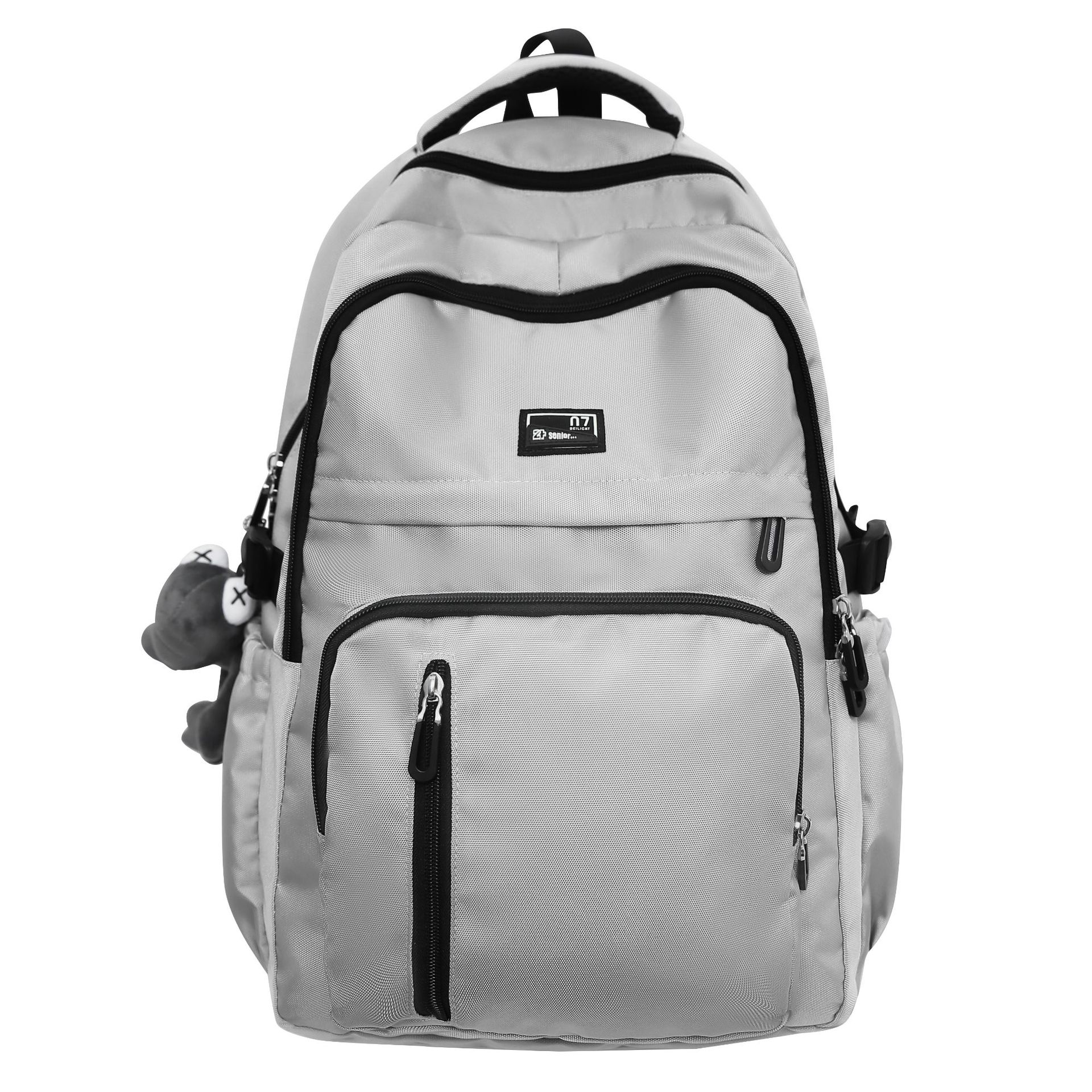 Large-capacity backpacks for male junior and senior high school students, simple travel bags for female college students, lightweight and lightweight backpacks for computers Item Picture