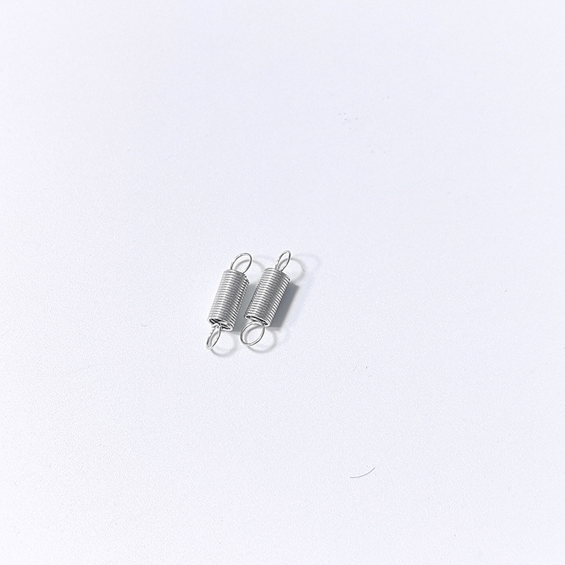 Spring steel compression spring, torsion spring, tension spring, belt hook, tensile force, spring coil, single and double hook, straight crane mechanical spring Specification drawing