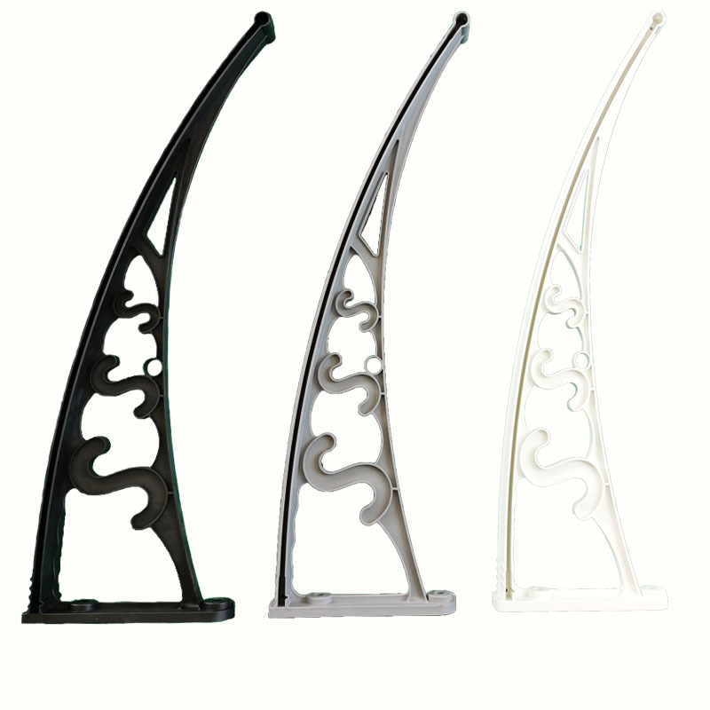Wholesale engineering plastic plastic steel canopy brackets, polycarbonate sheets, sunshades, canopy support rods and accessories from the manufacturer Item Picture