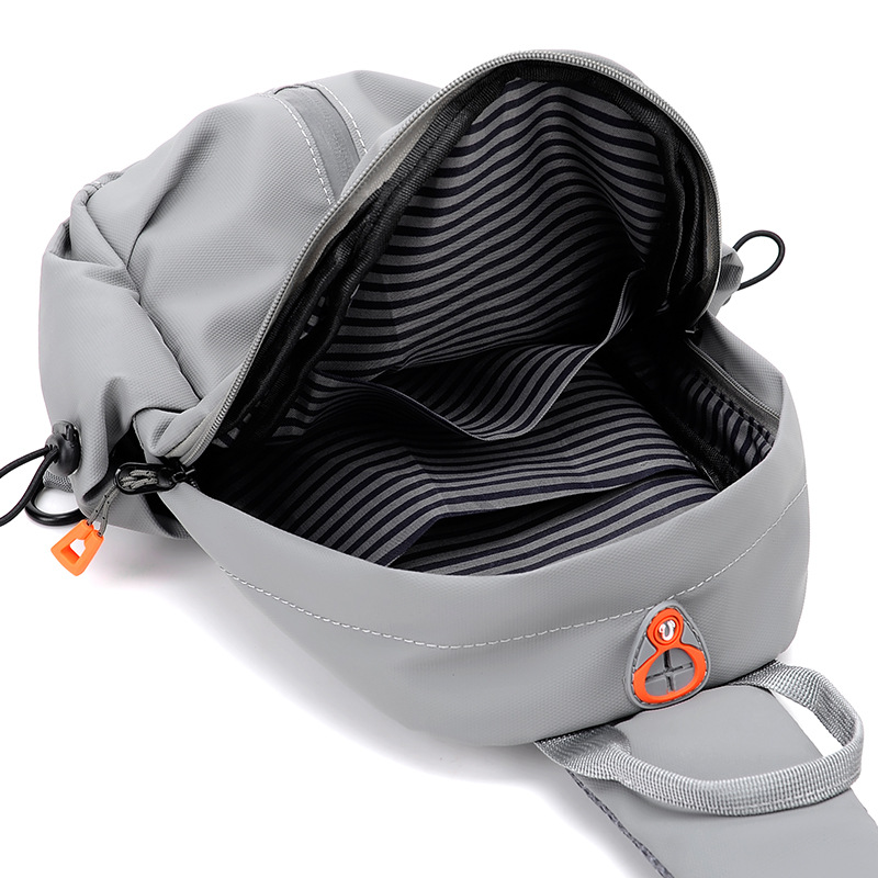 Men's chest bag, fashionable and casual crossbody bag, men's trendy brand chest bag, sports crossbody bag, lightweight travel bag Application Scenario