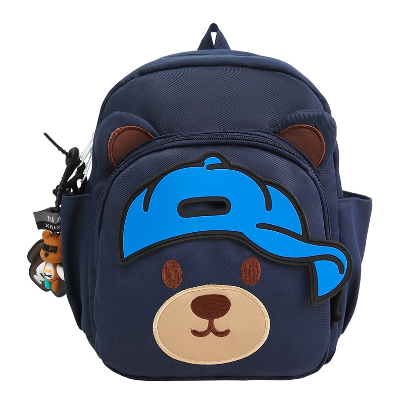 A new, cute cartoon bear backpack with a high level of appearance for kindergarten children in grades 3 to 5. It is a lightweight backpack Item Picture
