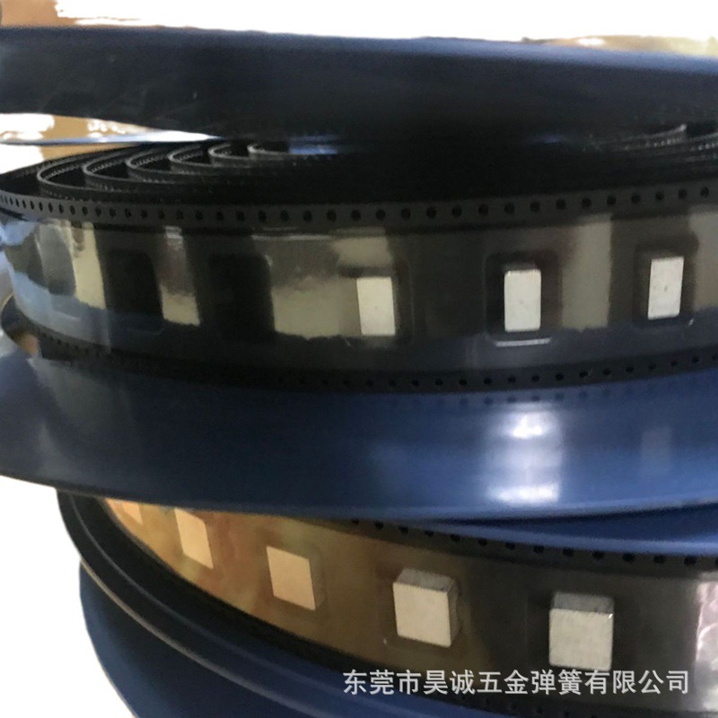 Hardware carrier tape packaging, hardware SMT packaging, patch adsorption film packaging, busbar for automobiles Item Picture