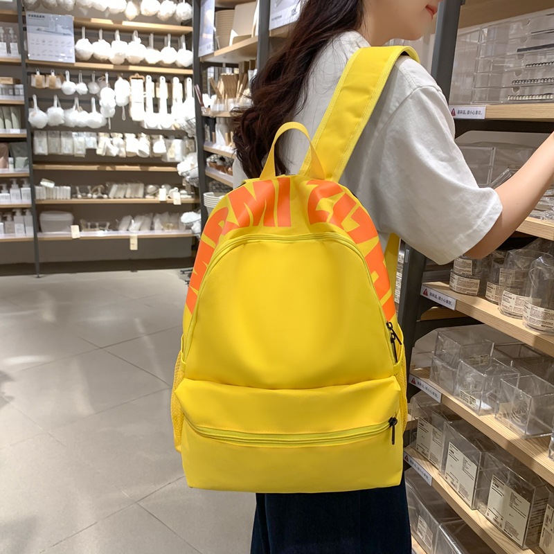 Japanese-style ins backpack, a simple and lightweight backpack for female college students, and a mini summer travel backpack for children details Picture