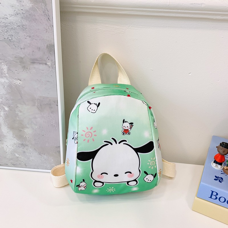 Korean cartoon kindergarten schoolbags, fashionable anime children's backbags, cute children's schoolbags, trendy nylon backpacks details Picture