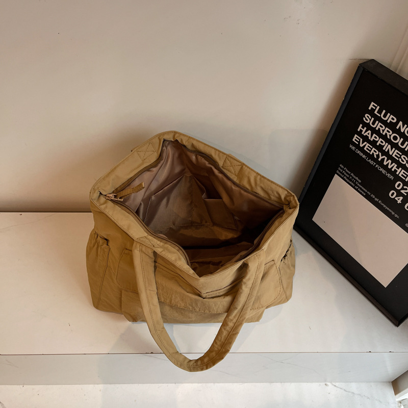 New artistic and simple handbag, casual computer bag, versatile for commuting, student shoulder bag for class, lightweight tote bag Specification drawing