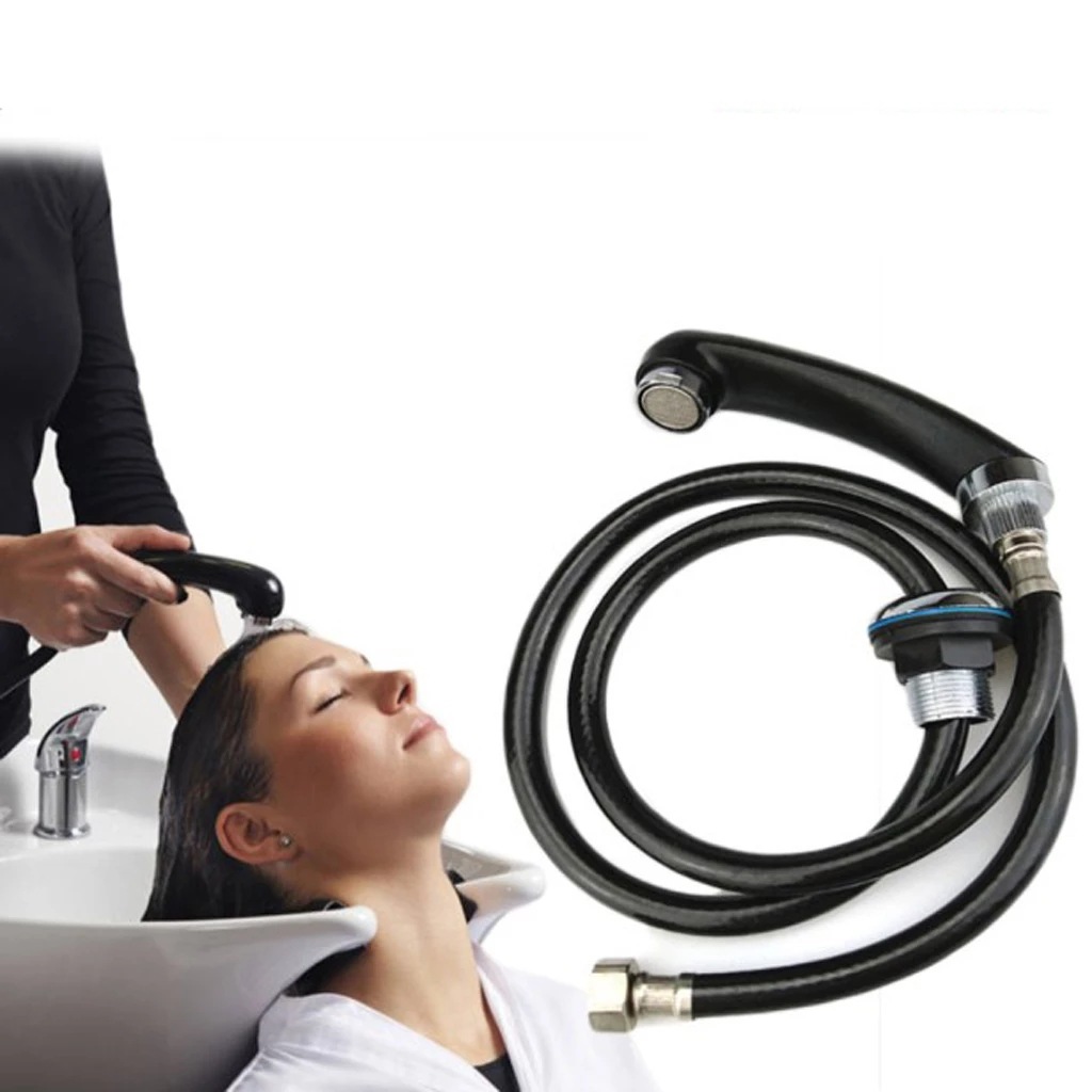 Hair washing bed, shower head, salon, washbasin, hose, hair salon, barber shop, shower head, bed faucet, hair salon faucet, nozzle full figure