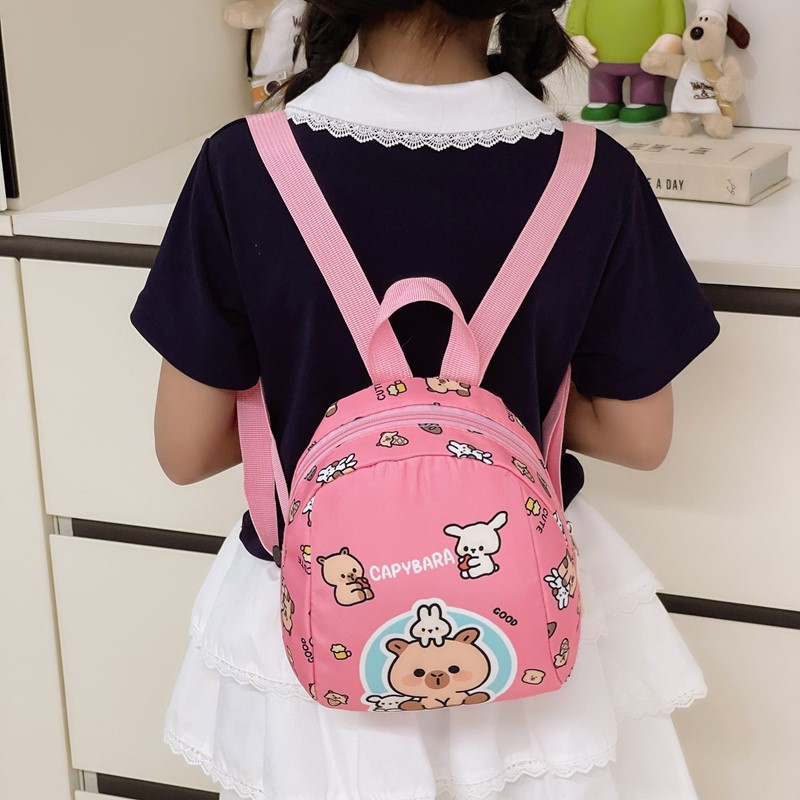 The new summer 2025 children's backpack features cute multi-color printed kindergarten bags and stylish printed girls' backpacks Application Scenario