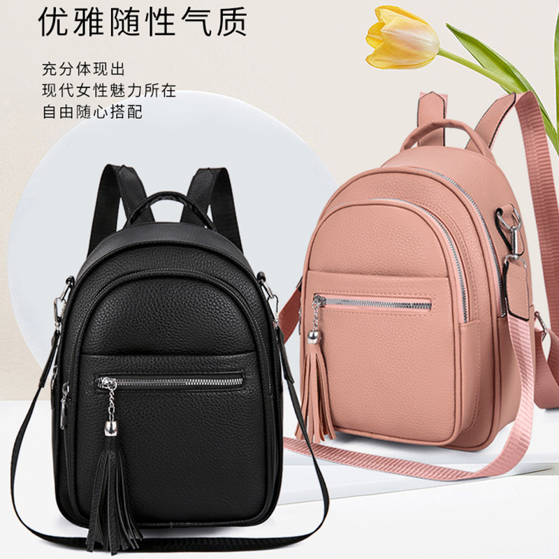 2025 Travel Fashion, lightweight new crossbody backpack, casual commuting backpack, simple and versatile schoolbag, backpack full figure