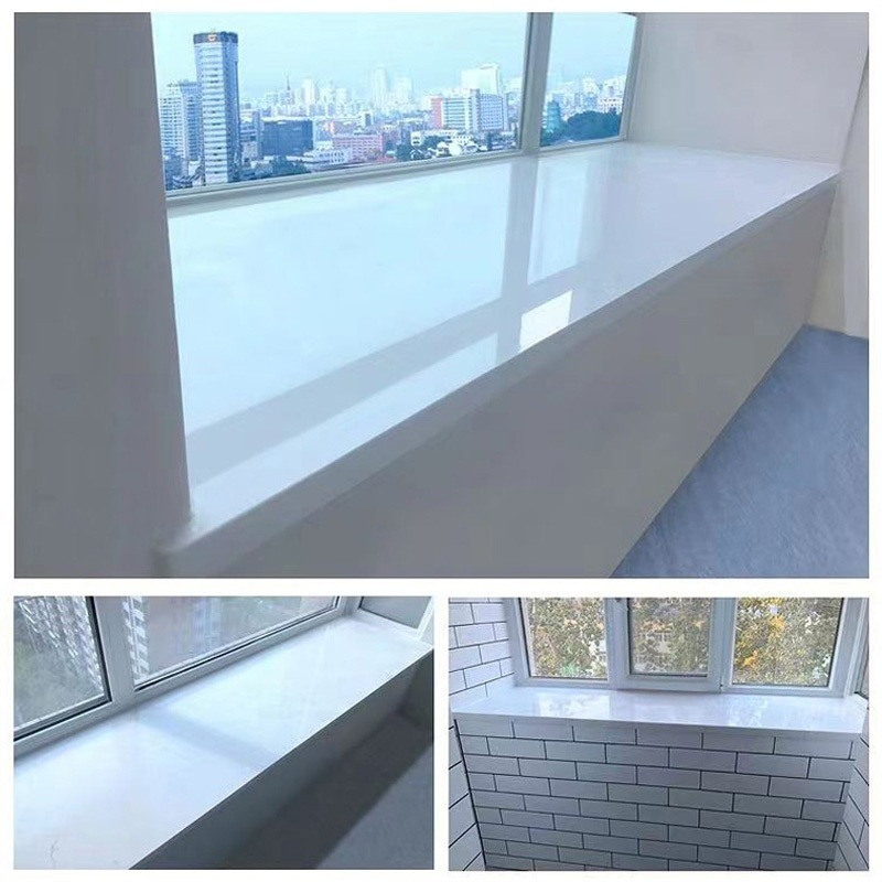 Cross-border wholesale of window casings, edge banding, marble window sills, window sills, granite door casings, balcony window frames, artificial stone bay Windows Application Scenario