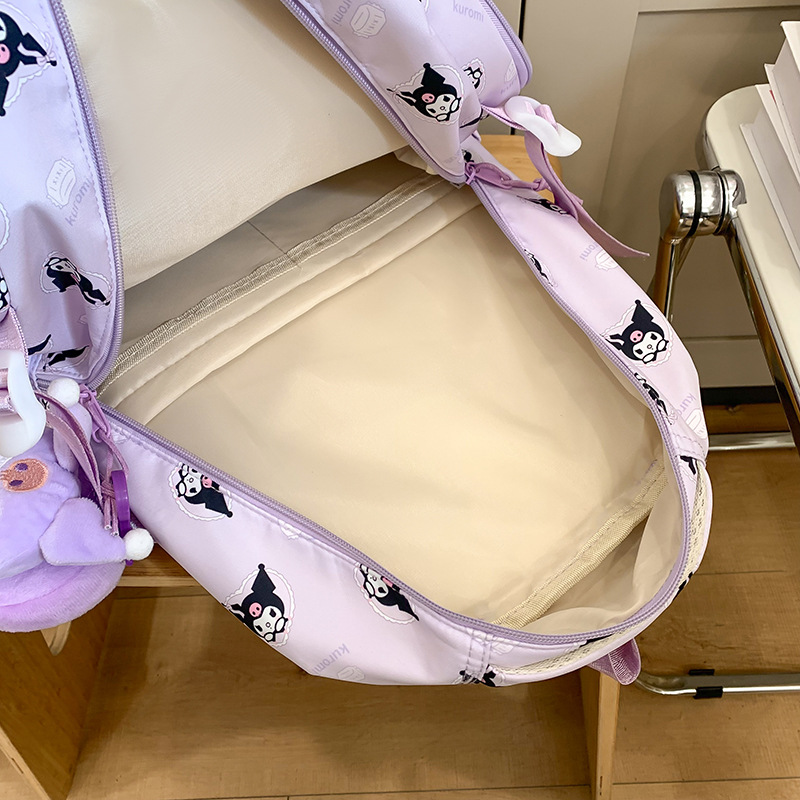 Cute cartoon schoolbag, backpack for girls in grades three to six, high appearance level, lightweight backpack for junior high school students Application Scenario