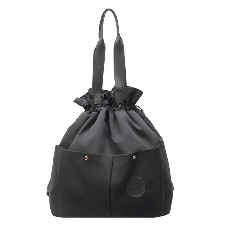 New 2025 lightweight backpack for women, drawstring pocket travel bag, college student schoolbag, casual and trendy backpack Item Picture